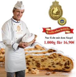 Original Dresdner Christsstollenversand-Stollen Online Shop das ORIGINAL seit 1474. Original Dresdner Christstollen-Mohnstriezel-Mohnstollen-Mandelstsollen-Marzipanstollen-Mohnstollen.Dresdner Christstollen nur echt mit dem Siegel Dresdner Stollen kaufen.