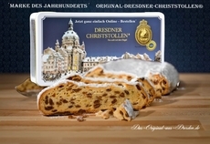 Weihnachtstollen bestellen oder Butterstollen ganz einfach Online kaufen.Echter Dresdner Stollen.